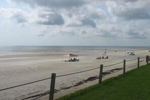 Utsikt mot havet/stranden