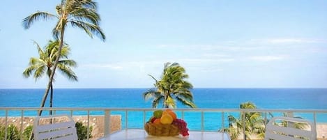 Actual Ocean view taken from doorway to Lanai