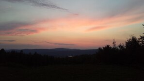 Night time sunset on the Mountain.