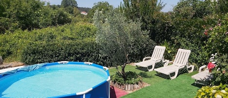 3m pool in the garden at Casa e Alagoa