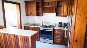 Kitchen with stainless steal appliances 