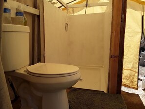Our Safari style bath