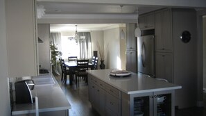 Full Dining Room and gourmet kitchen