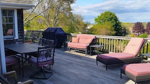 Upper deck bbq area on backside of house