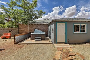 You'll love ending your adventurous days in the shared Jacuzzi!