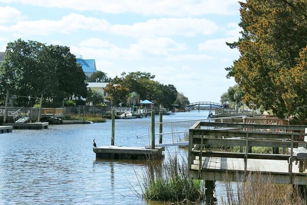 View from Private Dock on Saltwater Canal