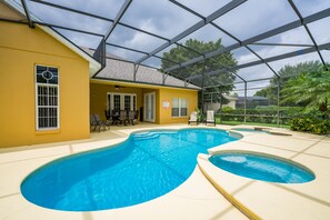 Pool/lanai area.