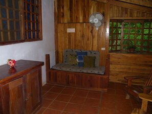 Enjoy the sunken den with
bay window and drift away in the ambiance.