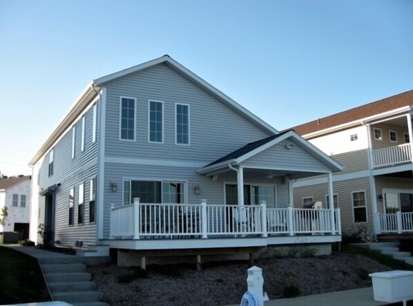 Riverside View of the House