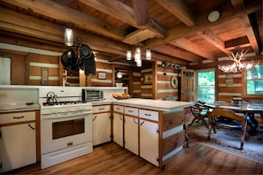 Large fully stocked kitchen