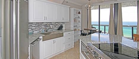 All high-end appliances, new cabinets & granite.