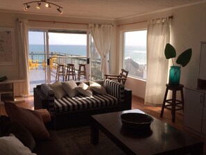 View of the upstairs lounge.