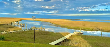 View from the porch - isn't it beautiful! Listen to the wildlife and enjoy!