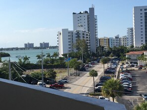 Blick von der Unterkunft