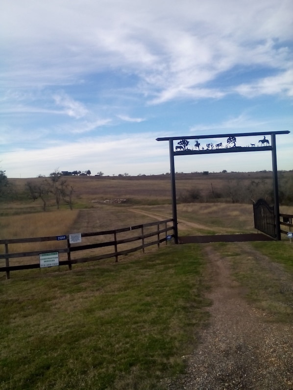 Gate entrance to Williams Ranch