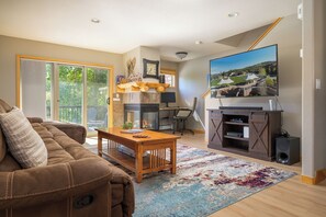 Cozy living room at Sawmill Station 217