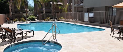Brand new pool and hot tub opened October 2016