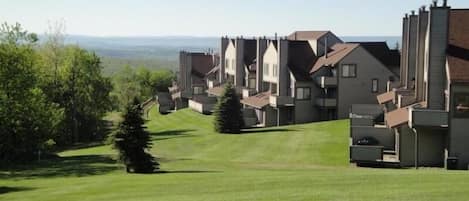 Back View of Our Condo on Village Trail in Summer