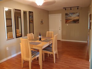 Front entry and Dining table
