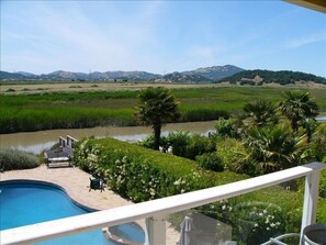 View from Master bedroom deck.