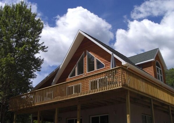 View of front of Chalet from mountain side