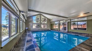 Heated Indoor and Private Swimming pool. 