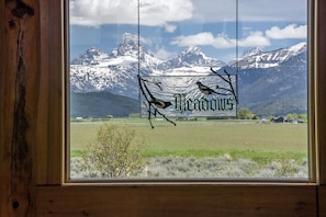 Blick von der Unterkunft