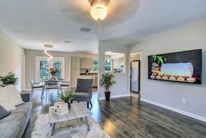 Family Room with 70" TV