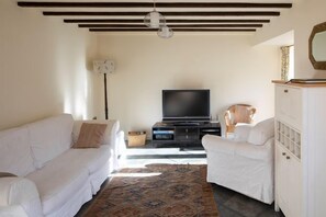 The Stable Block Living room with flat screen TV