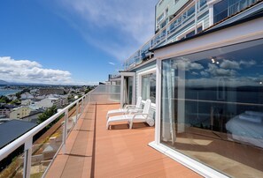 Blick vom Balkon