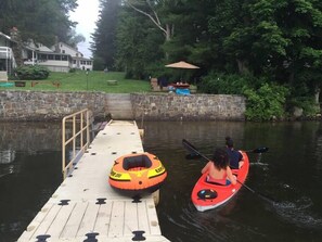 Kayaks and floats