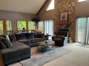 Spacious living area.