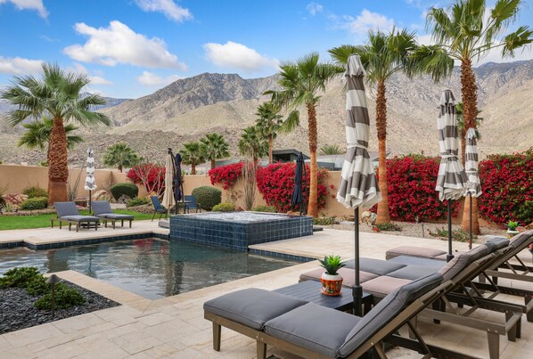 Poolside with the best view in Palm Springs