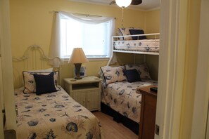 Guests have their own TV and bathroom.
