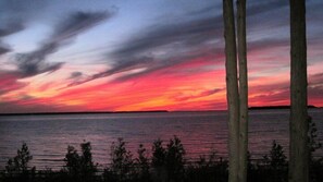 Our famous sunset view from the back patio