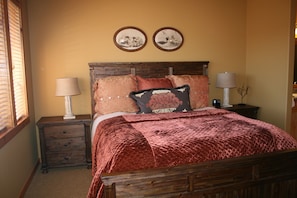 Master Bedroom - California King with high quality mattress