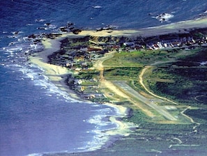 The airstrip from the air.