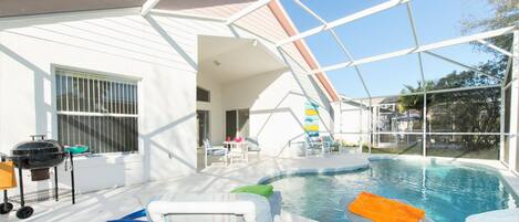 Spacious pool deck; read, sunbathe, dip-and repeat!