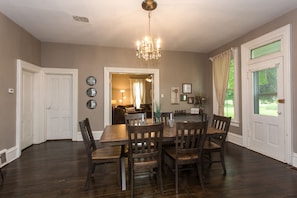 Dining room looking toward living room.