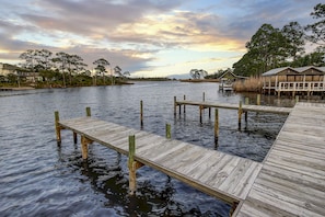 Lake Access with Private Dock When Staying at More Grayter in Grayton Beach, Florida