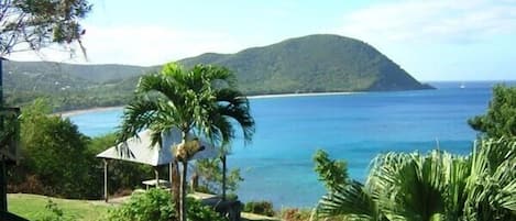 vue sur la plage de grand Anse