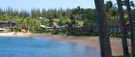 Looking out at Napili beach.