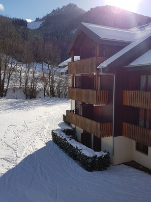 Vue du balcon.