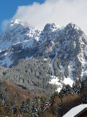 Le Dent D'oche. Vue du balcon. 