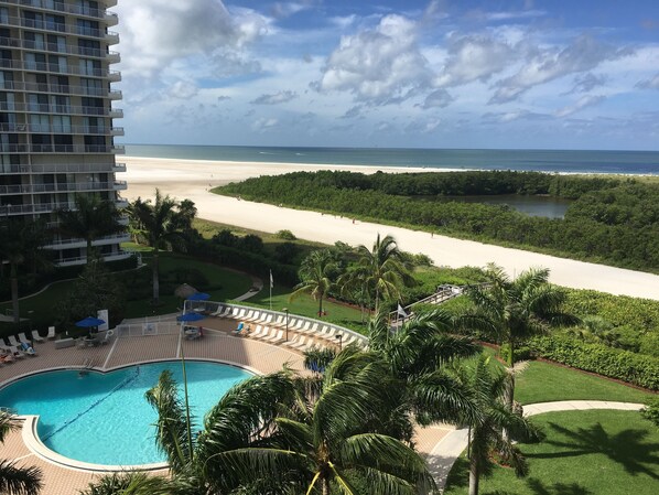 View from the balcony 