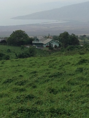 View of house from ranch, looking southwest