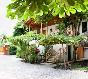 Villas Entrance from below