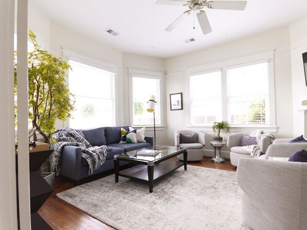 Living Room with Sofa Sleeper