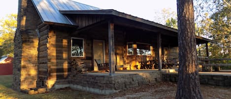 Autumn morning at Cave Creek Cabin