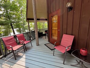 Front door and deck